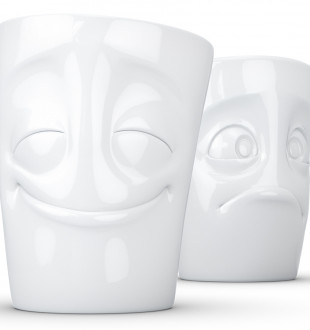 Набор кружек cheery & baffled, 350 мл, белый, 2 шт. 