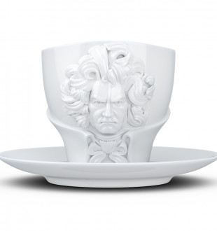 Чайная пара talent, ludwig van beethoven, 260 мл, белая 