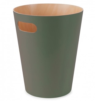Корзина для мусора, 7,5 л, woodrow, зеленая 