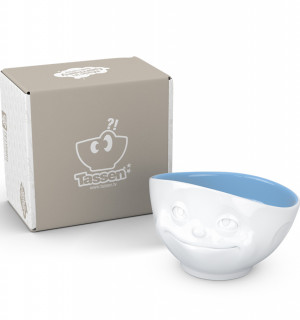 Чаша dreamy, 500 мл, белая/голубая 