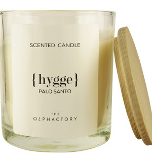Свеча ароматическая the olphactory, hygge, palo santo, 40 ч 