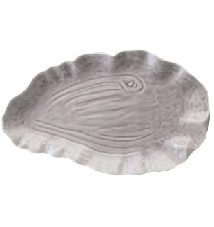 Блюдо сервировочное clams серого цвета из коллекции sea treasures 