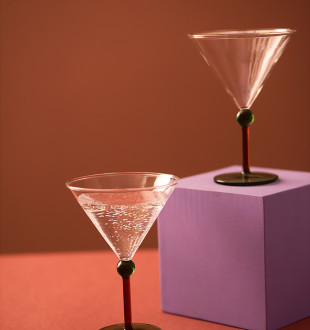 Набор креманок orb, 260 мл, зеленый/красный, 2 шт 