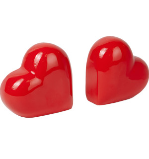 Держатель для книг love, 14х14 см, красный, 2 шт. 