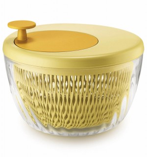 Сушилка для салата twist&dry, желтая 