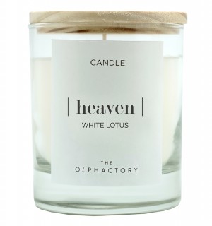 Свеча ароматическая the olphactory, heaven, white lotus, 40 ч 