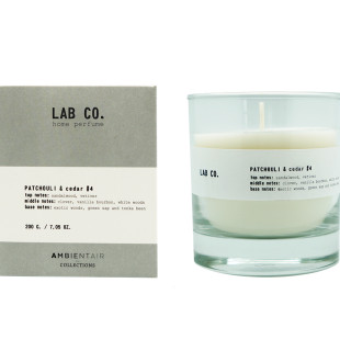 Свеча ароматическая lab co, patchouli&cedar, 40 ч 