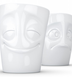 Набор кружек cheery & baffled, 350 мл, белый, 2 шт. 