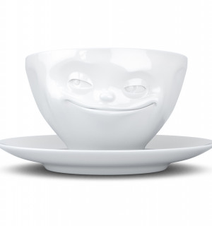 Чайная пара grinning, 200 мл, белая 