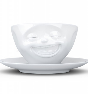 Чайная пара laughing, 200 мл, белая 