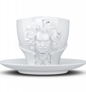 Чайная пара talent, ludwig van beethoven, 260 мл, белая 