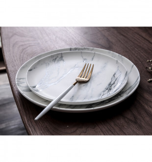 Набор тарелок marble, D21 см, 2 шт. 