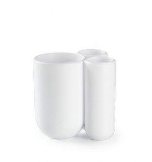 Стакан для зубных щеток touch, белый 