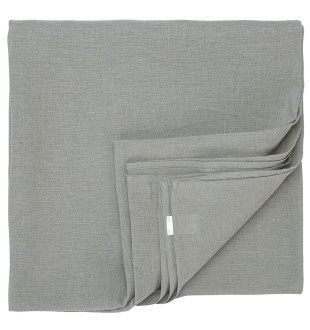 Скатерть из стираного льна серого цвета из коллекции essential, 170х170 см 