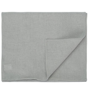 Дорожка на стол из стираного льна серого цвета из коллекции essential, 45х150 см 