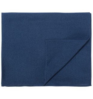 Дорожка на стол из стираного льна синего цвета из коллекции essential, 45х150 см 