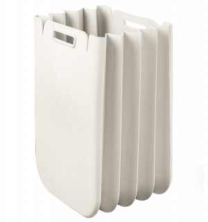Корзина для белья складная eco packly, белая 
