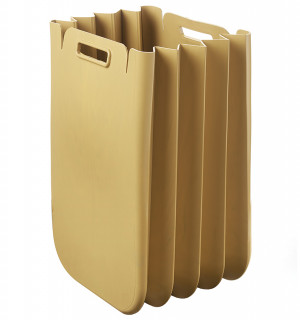 Корзина для белья складная eco packly, горчичная 