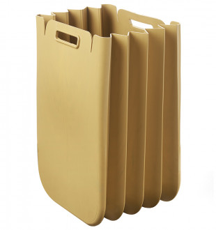 Корзина для белья складная eco packly, горчичная 