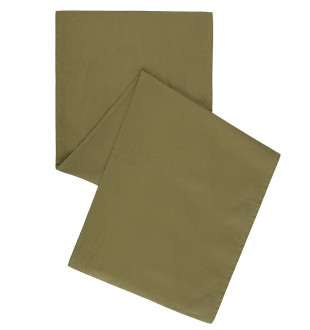 Дорожка на стол из хлопка оливкового цвета из коллекции essential, 45х150 см 