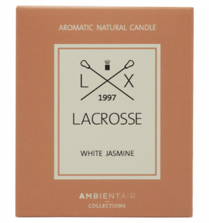 Свеча ароматическая lacrosse, white jasmine, 40 ч 