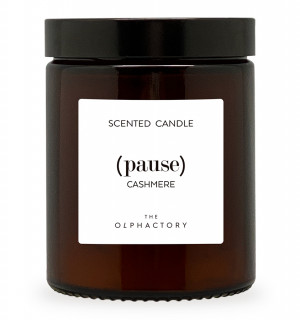 Свеча ароматическая the olphactory, pause, cashmere, 30 ч 