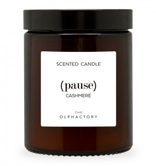 Свеча ароматическая the olphactory, pause, cashmere, 30 ч 
