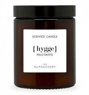 Свеча ароматическая the olphactory, hygge, palo santo, 30 ч 