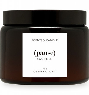 Свеча ароматическая the olphactory, pause, cashmere, 60 ч 