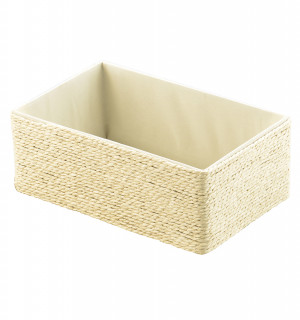 Корзина для хранения lian, 26х16х10 см, светло-бежевая 