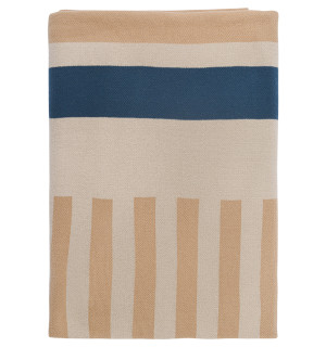 Плед из хлопка с рисунком tulip garden из коллекции terra, 130х180 см 