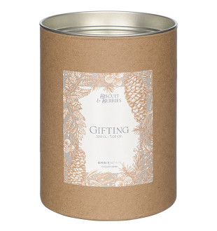 Свеча ароматическая gifting, bisquit&berries (новая), 40 ч 