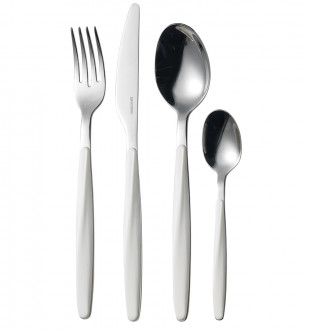 Набор из 24 столовых приборов cutlery my fusion, белые 