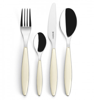 Набор из 24 столовых приборов cutlery feeling, бежевые 