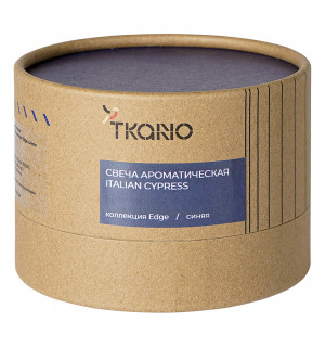 Свеча ароматическая italian cypress из коллекции edge, синий, 30 ч 