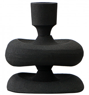 Подсвечник vivlend, 12 см, черный 