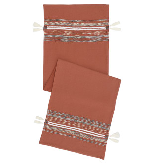 Дорожка на стол с вышивкой braids из коллекции ethnic, 45х150 см 