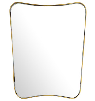 Зеркало настенное raffin, 45х36 см, золотое 