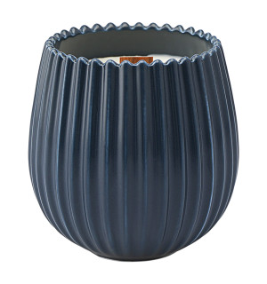 Свеча ароматическая с деревянным фитилём secret santa из коллекции edge, синий, 60 ч 