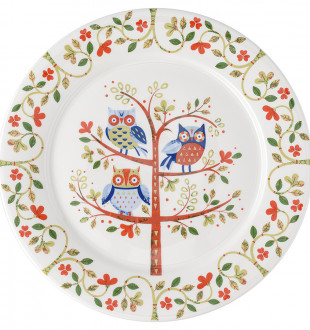 Тарелка owl из коллекции birds of paradise, D28 см 