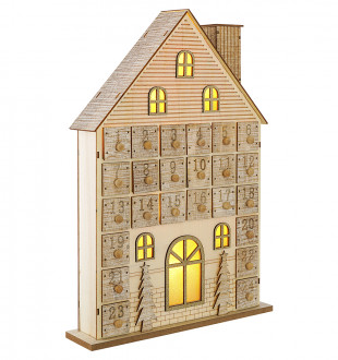 Адвент-календарь с подсветкой festive house из коллекции new year essential 