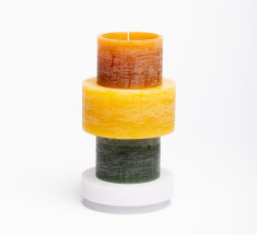 Свеча трансформер CANDL STACK 04 желто-зеленая 