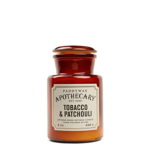 Большая свеча TOBACCO & PATCHOULI в аптекарской баночке 227 гр 