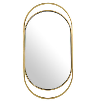 Зеркало настенное nomh, 31х61 см, золотое 