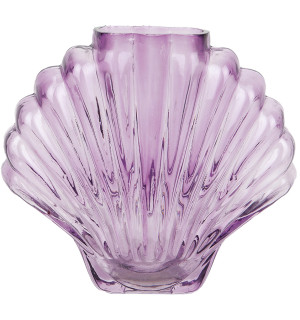 Ваза для цветов seashell, 18,5 см, лиловая 