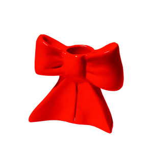 Подсвечник bow, 8 см, красный 