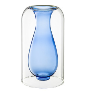 Ваза muse, 25 см, нежно-розовая 