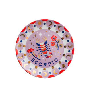 Тарелка пирожковая СКОРПИОН, 16,5 см L’ASTROLOGIA