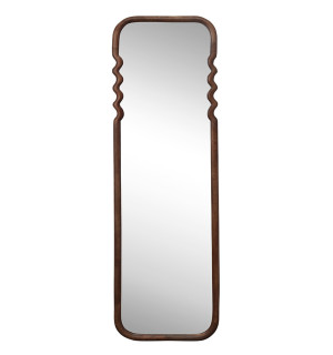 Зеркало fluid, 54х180 см, коричневое 