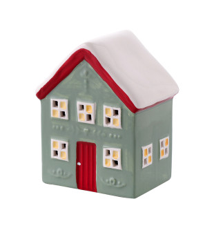 Домик с подсветкой arslev из коллекции new year essential, 11 см 